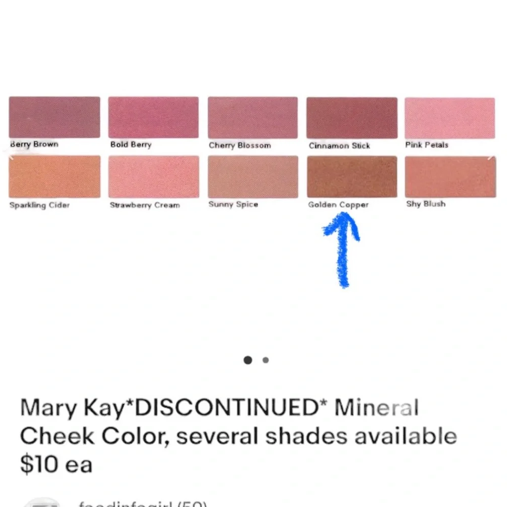 Mary Kay Golden Copper Mineral Cheek Color